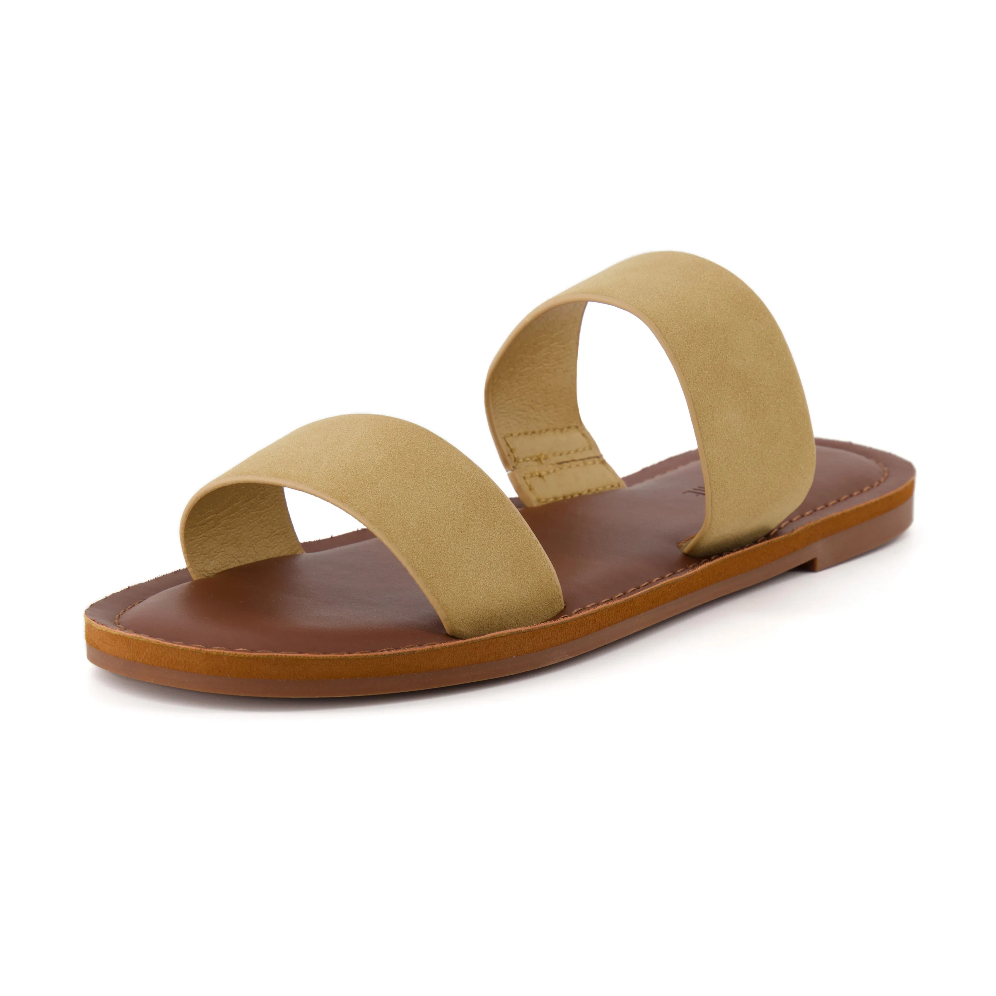 Calico Two Band Slide Sandal