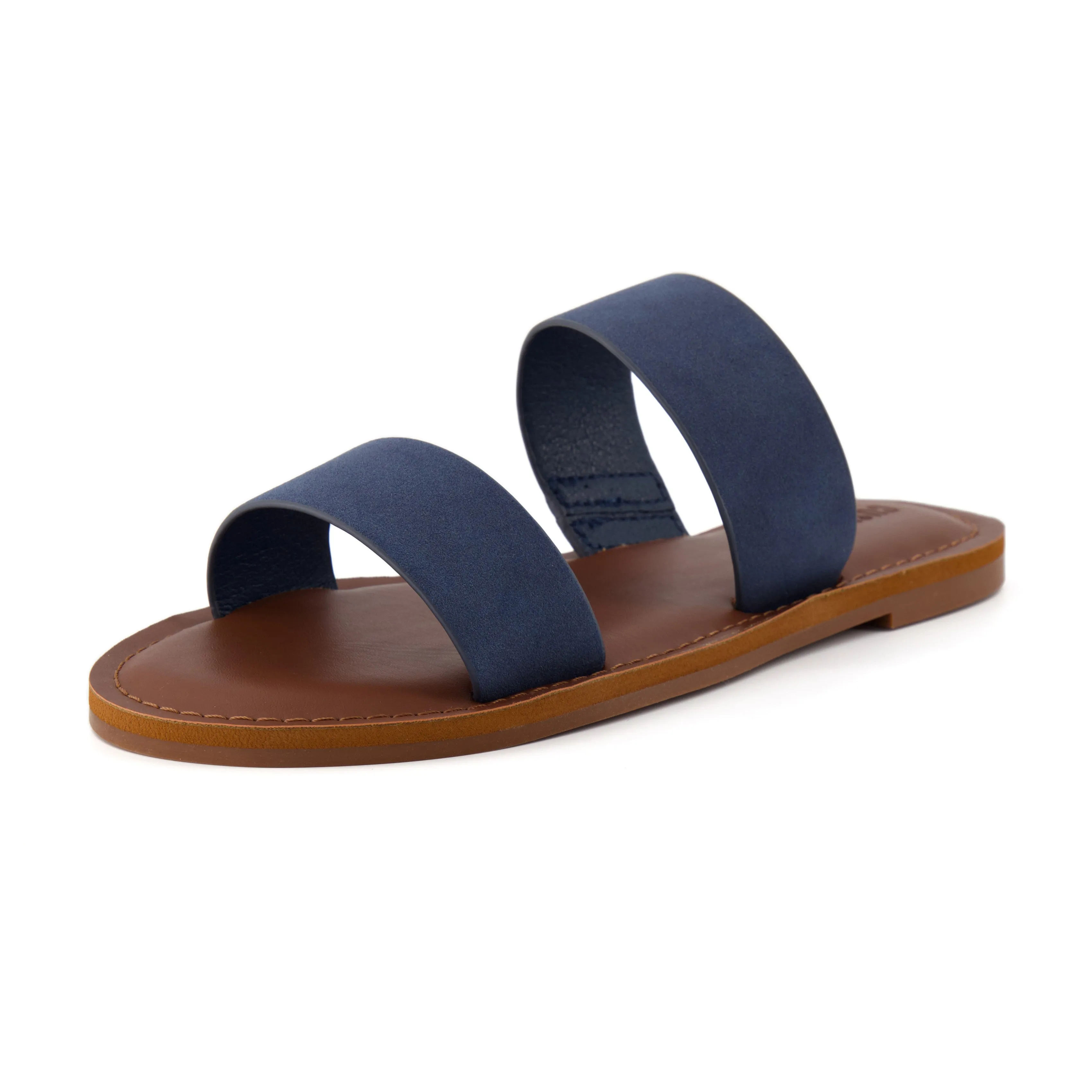 Calico Two Band Slide Sandal