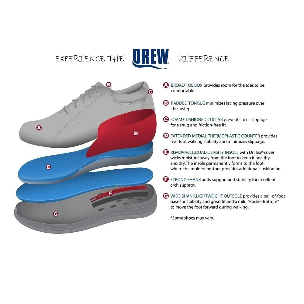 Drew Men's Player Athletic Shoes- Black