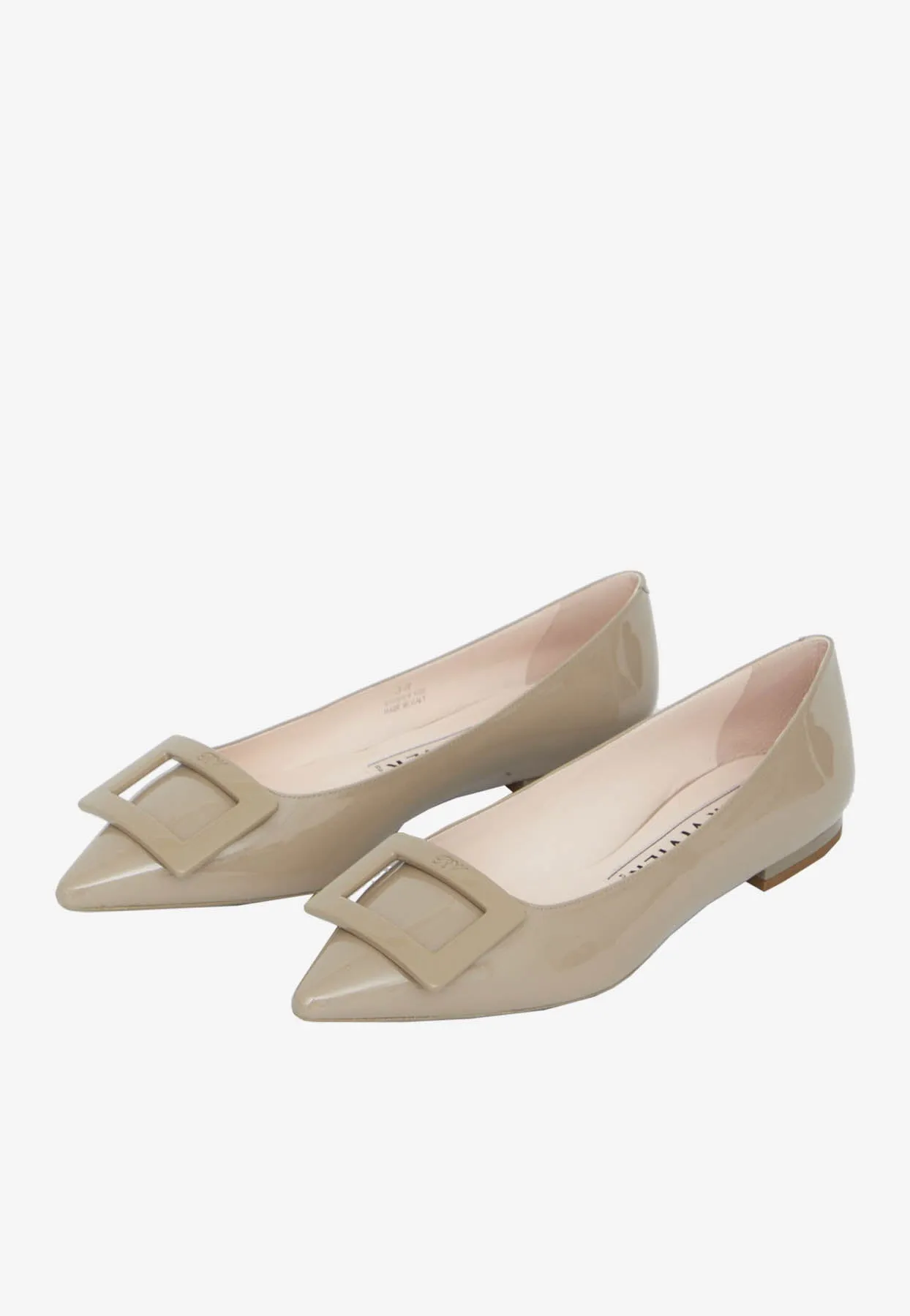 Gommettine Patent-Leather Ballet Flats