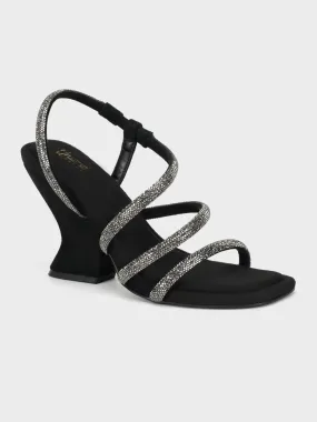 Womens "WINDY" Stylish Fancy Heel Sandals